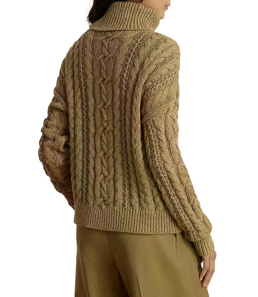 Polo Ralph Lauren Sweater-Pullover beige treccia
