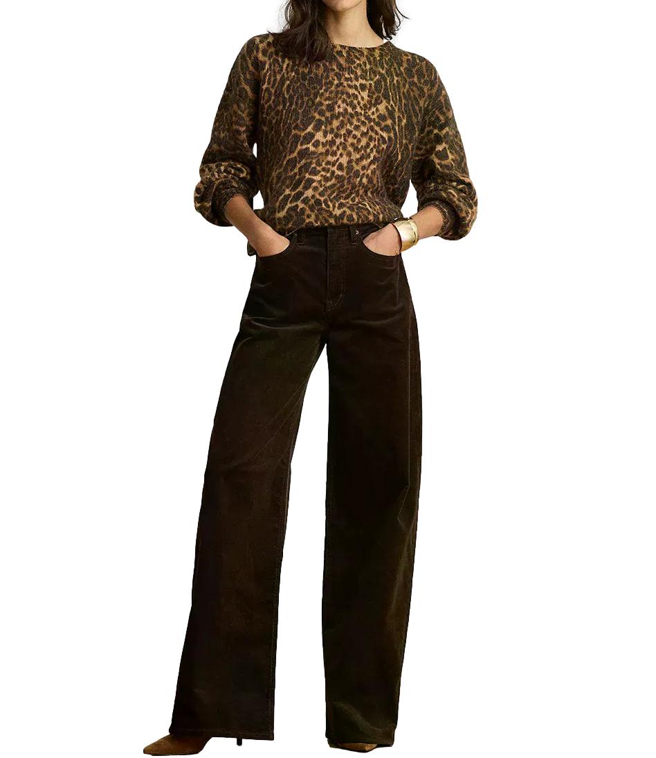 Ralph Lauren circuit brown Woven-Wide Leg-Pants