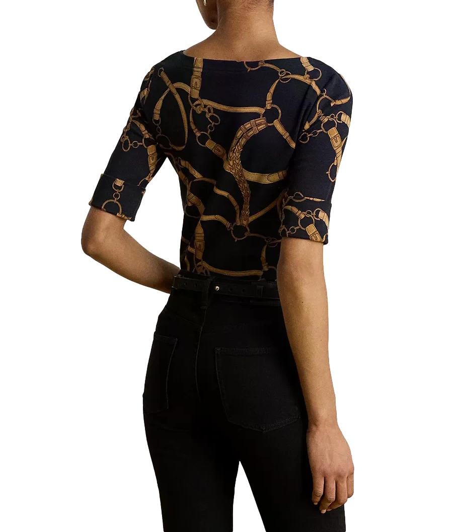 Polo Ralph Lauren Knit-T-Shirt black tan