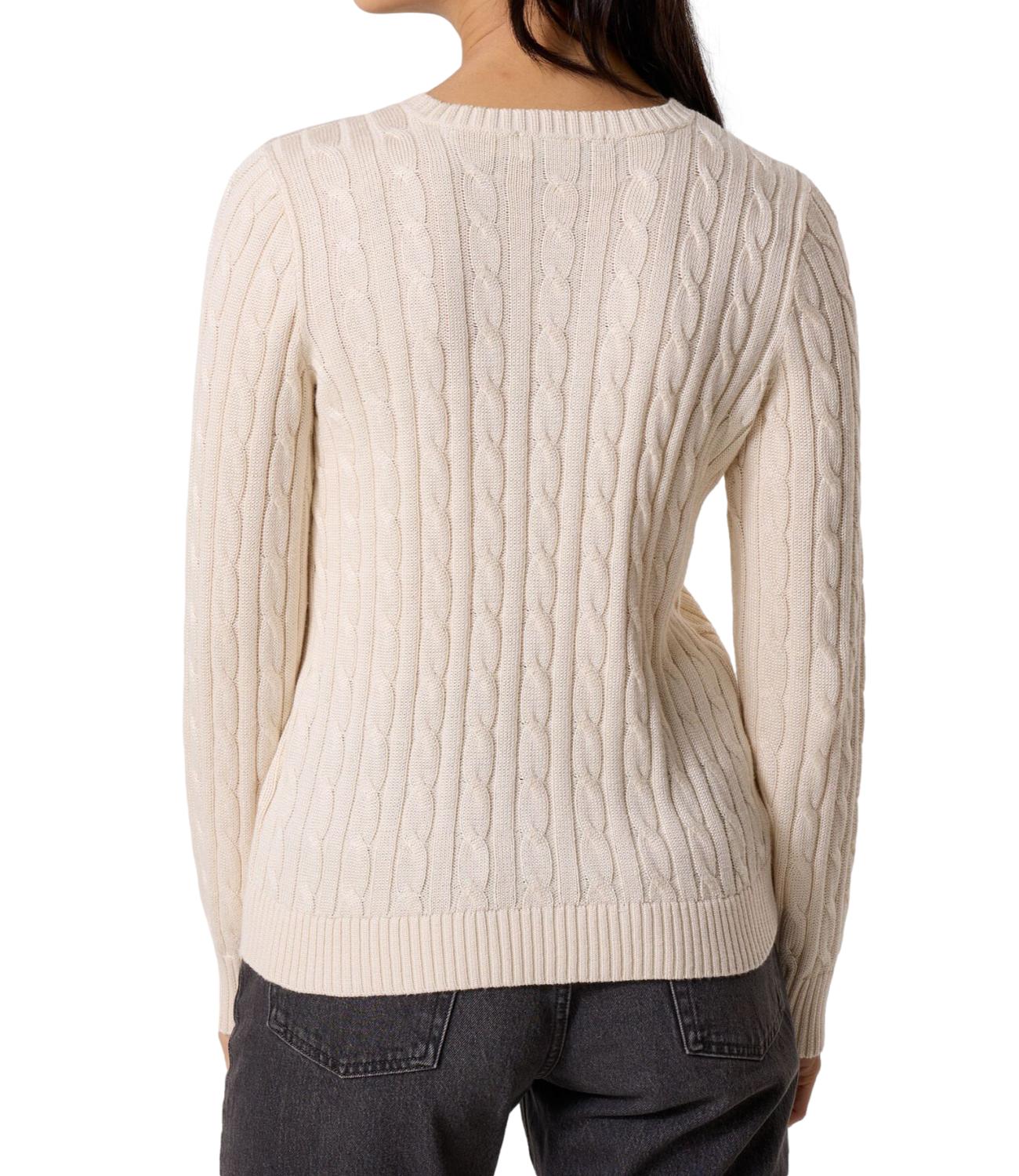Sweater-Cardigan beige mascarpone cream