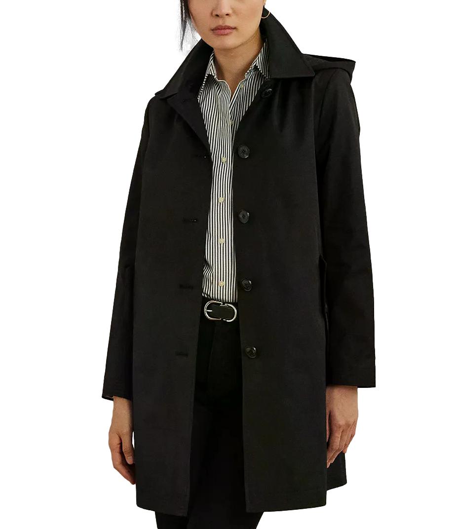 Giacca nera Ralph Lauren Rn 34"-Lined-Coat