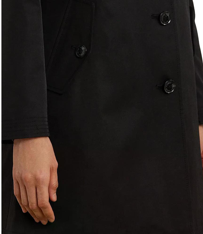 Giacca nera Ralph Lauren Rn 34"-Lined-Coat