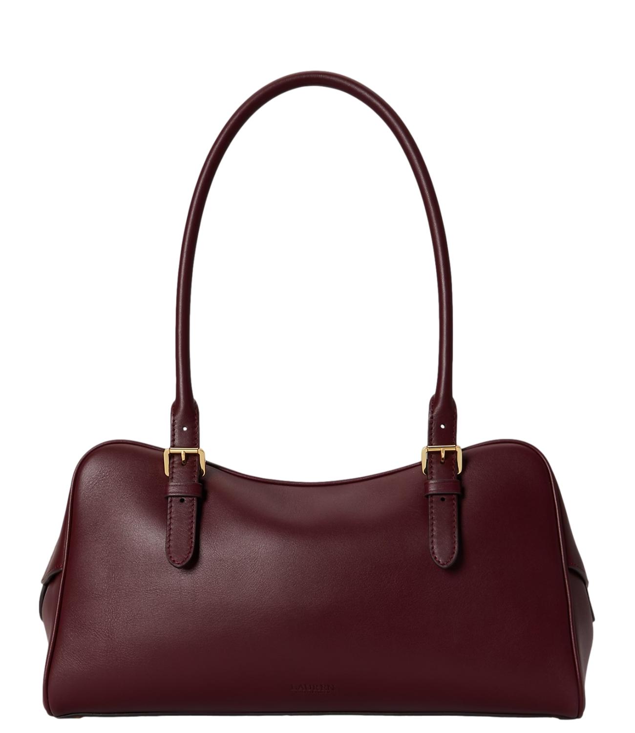 Polo Ralph Lauren borsa bordeaux red garnet Satchel-Large