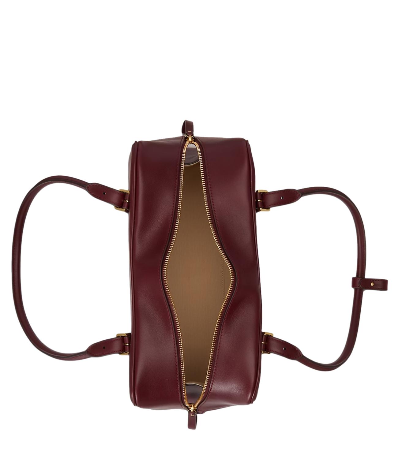 Polo Ralph Lauren borsa bordeaux red garnet Satchel-Large
