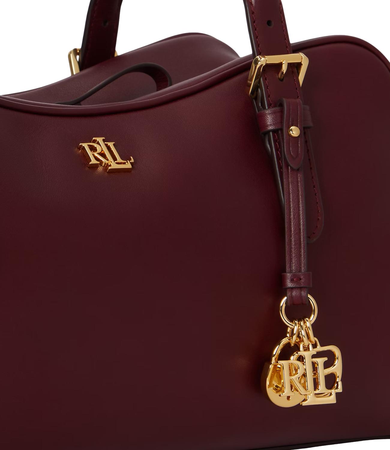 Polo Ralph Lauren borsa bordeaux red garnet Satchel-Large