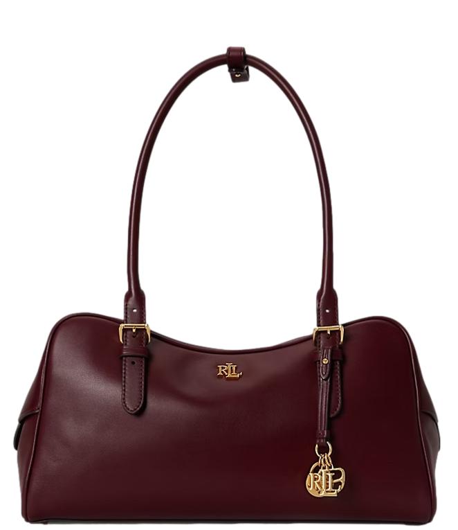 Polo Ralph Lauren borsa bordeaux red garnet Satchel-Large