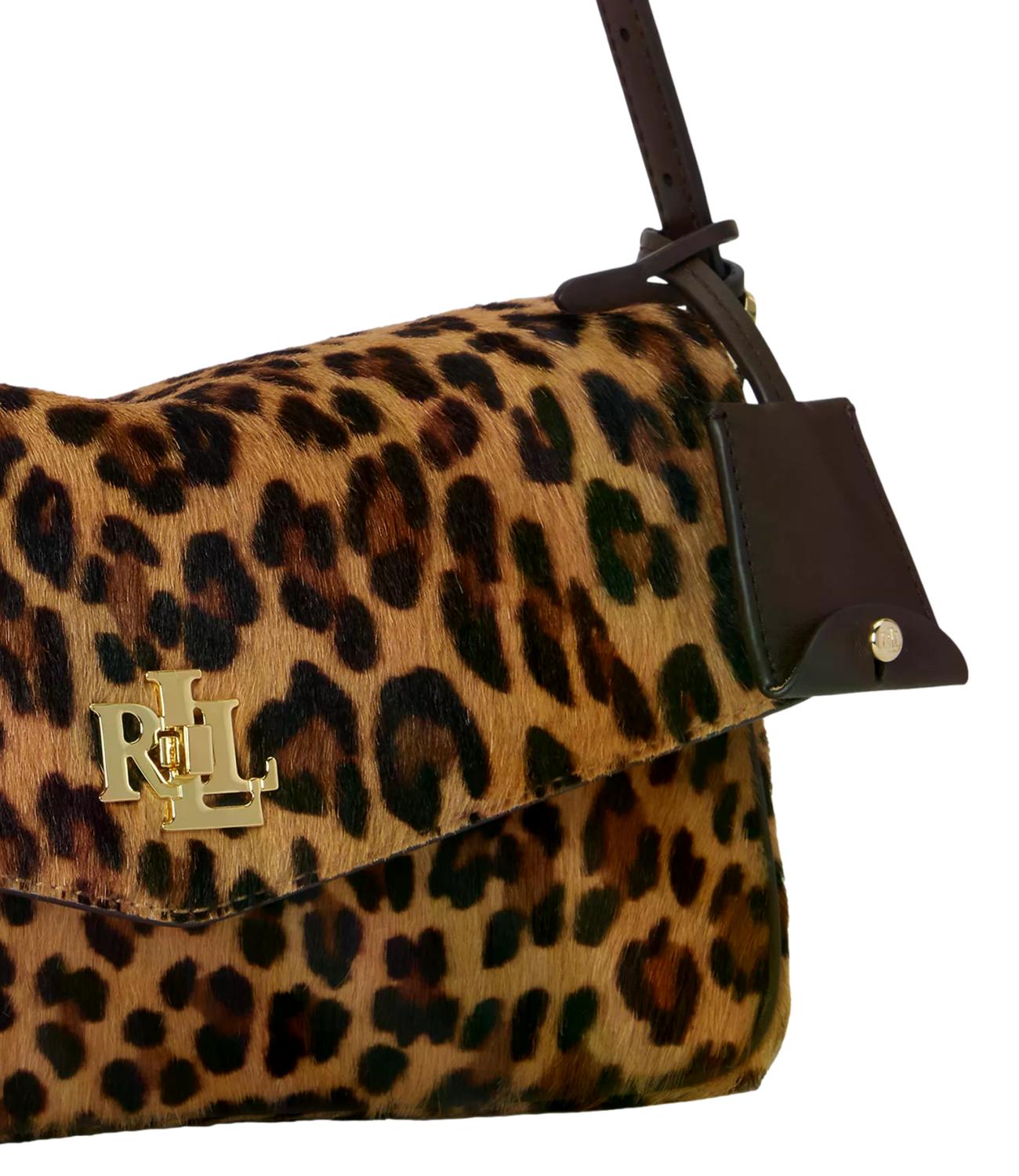 Farrah Leopard Print Medium Shoulder Bag medium