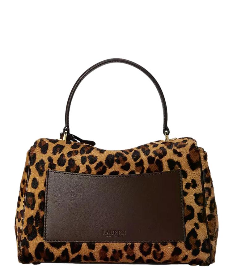 Borsa Farrah Satchel-Small leopard