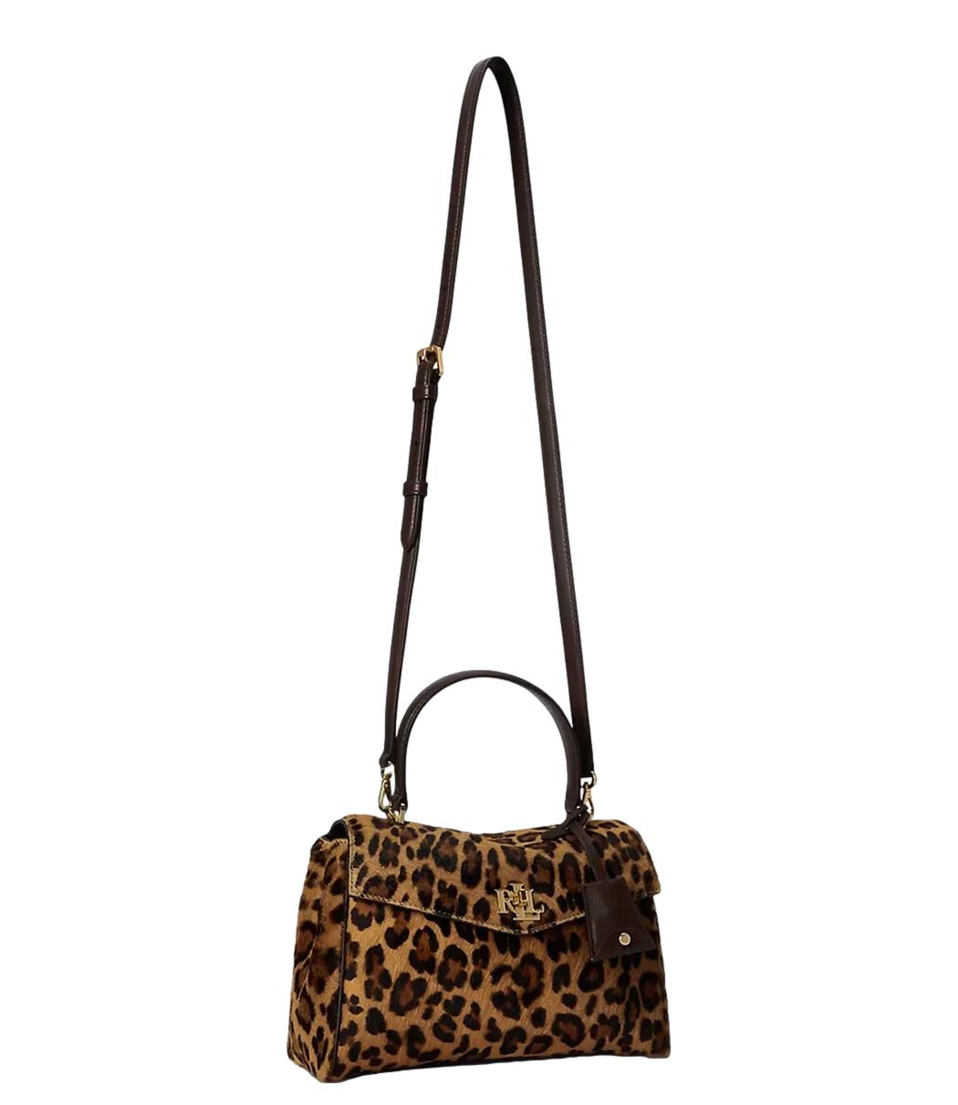 Borsa Farrah Satchel-Small leopard