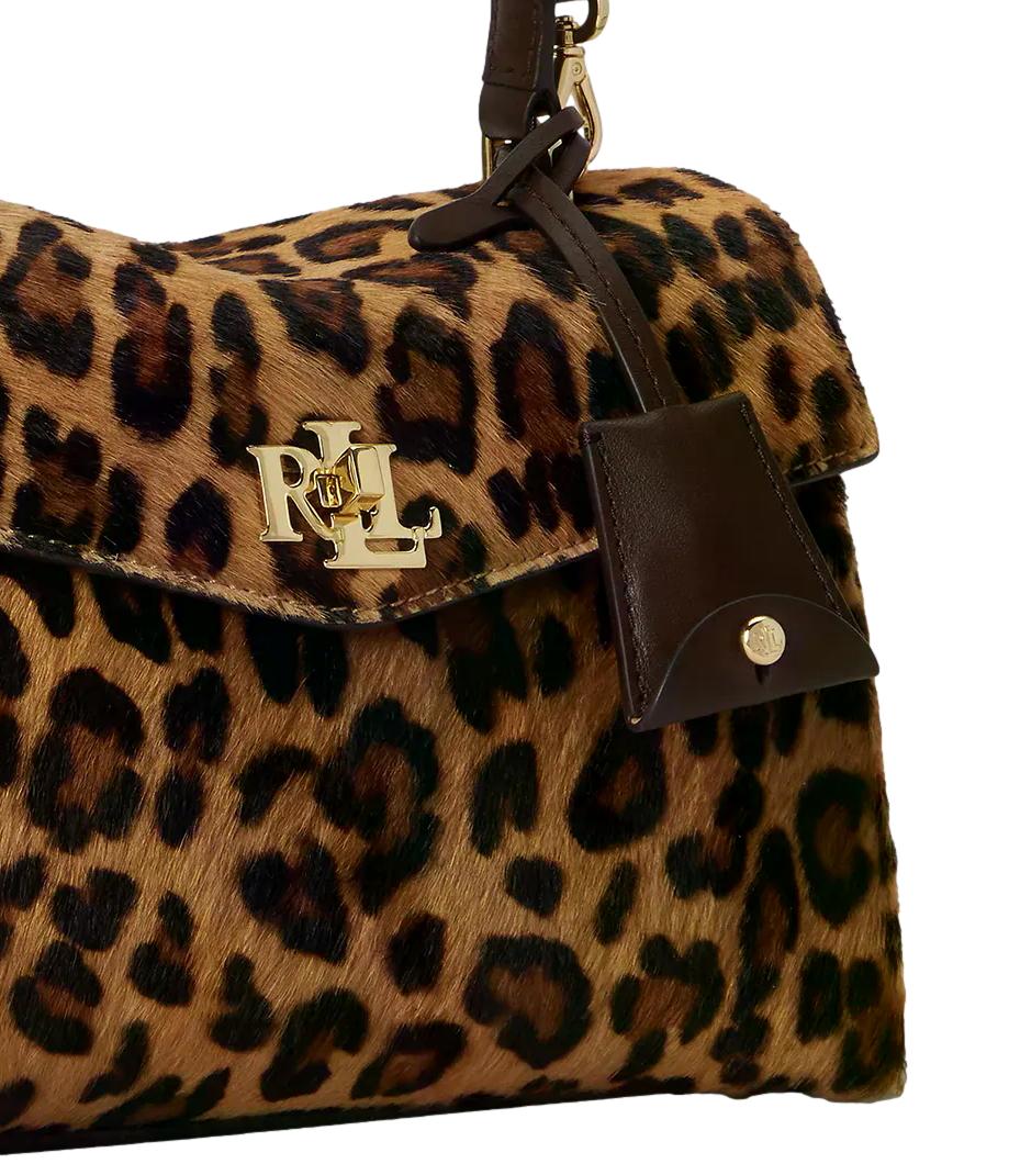 Borsa Farrah Satchel-Small leopard
