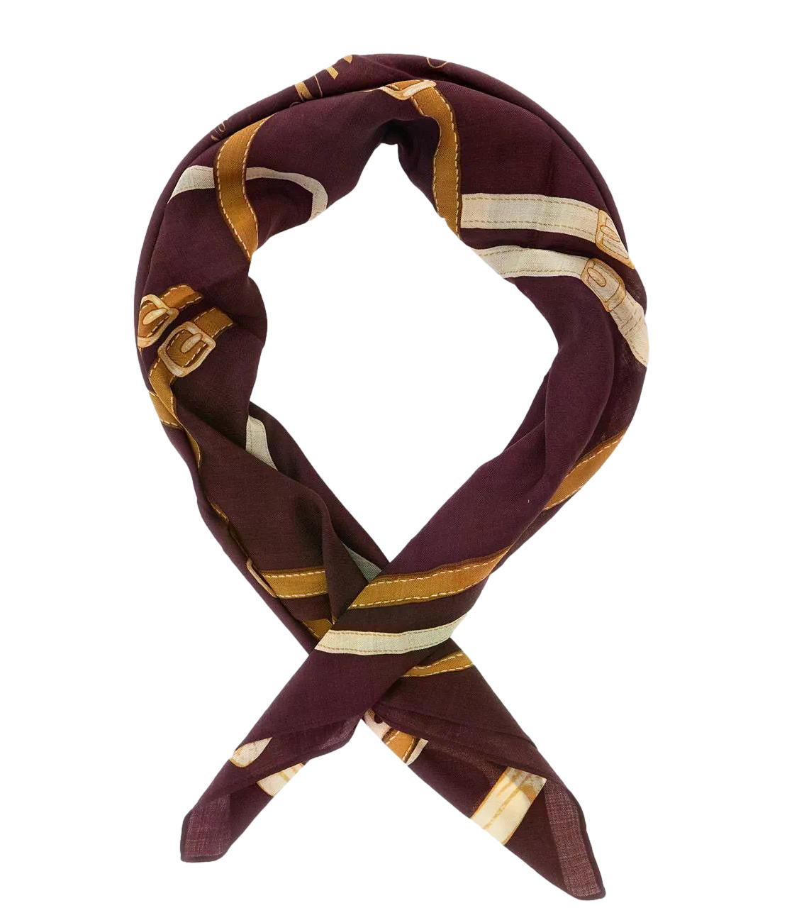 Polo Ralph lauren Sciarpa quadrata dark garnet