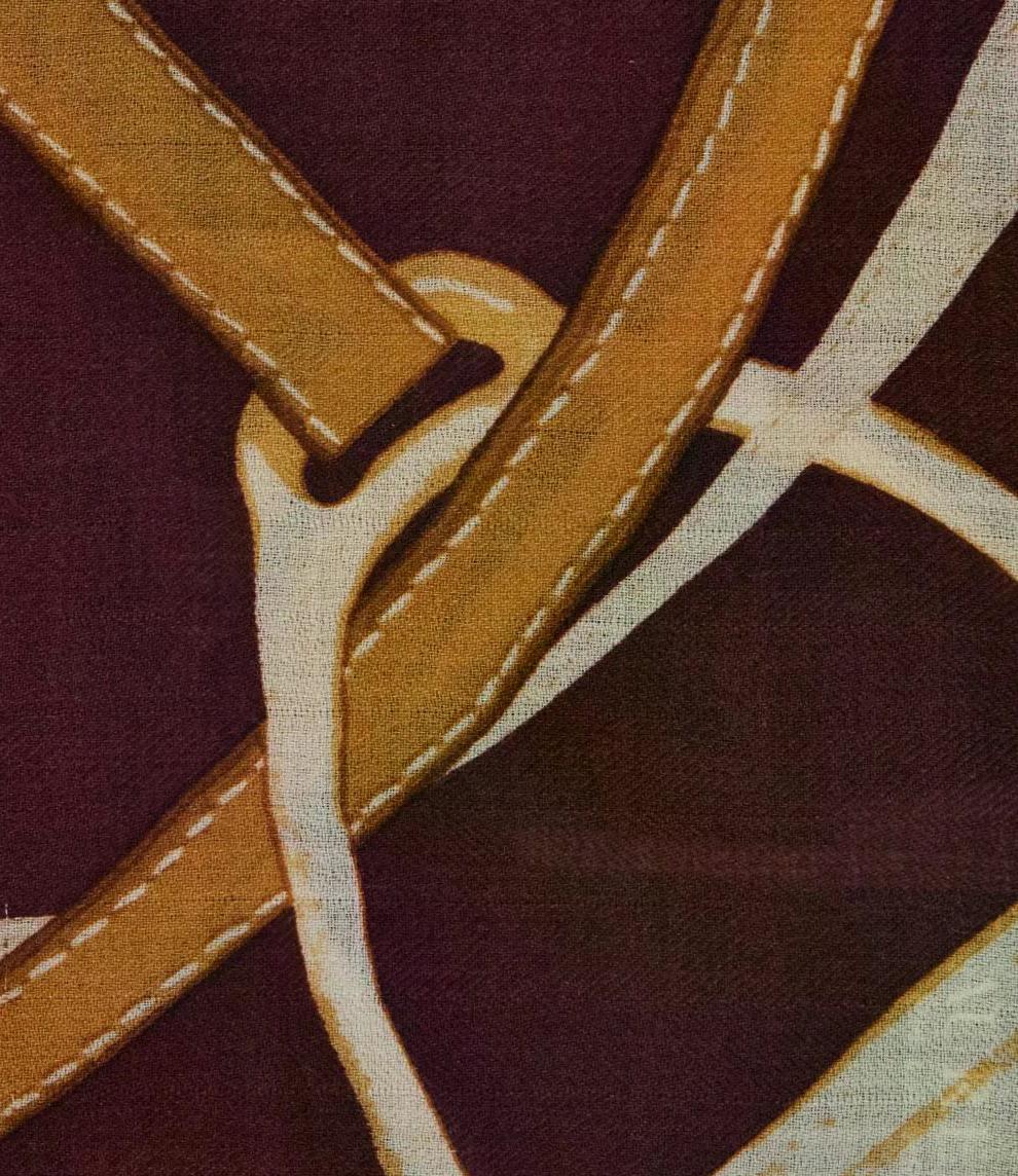 Polo Ralph lauren Sciarpa quadrata dark garnet