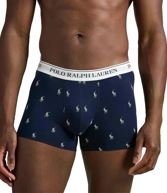 Ralph Lauren Boxer Clssic Trunk-3 Pack-Trunk Navy Uomo