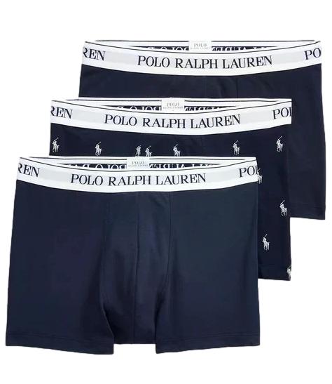 Ralph Lauren Boxer Clssic Trunk-3 Pack-Trunk Navy Uomo