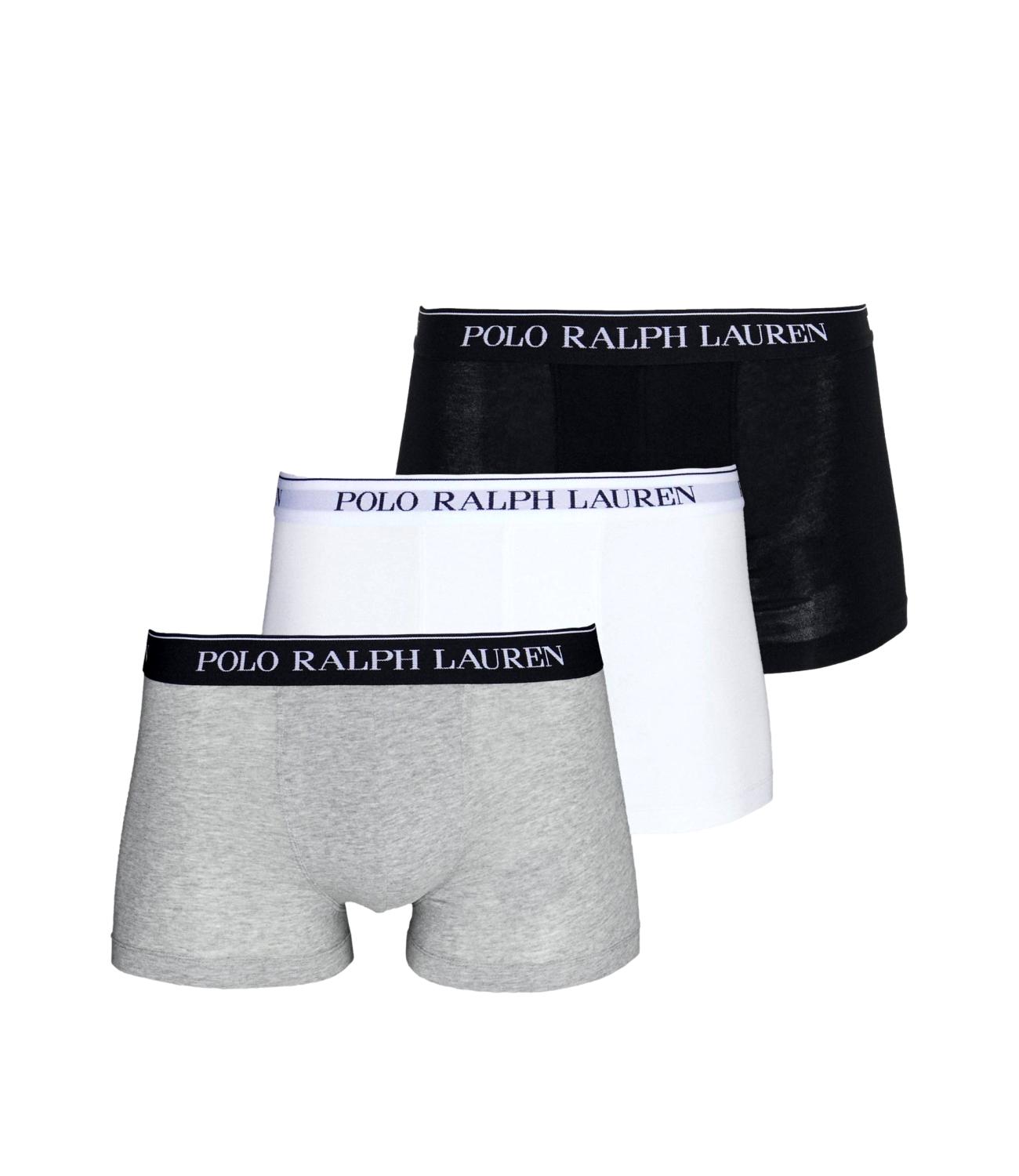 Boxer Polo Ralph Lauren 3 pack bianca nera grigia