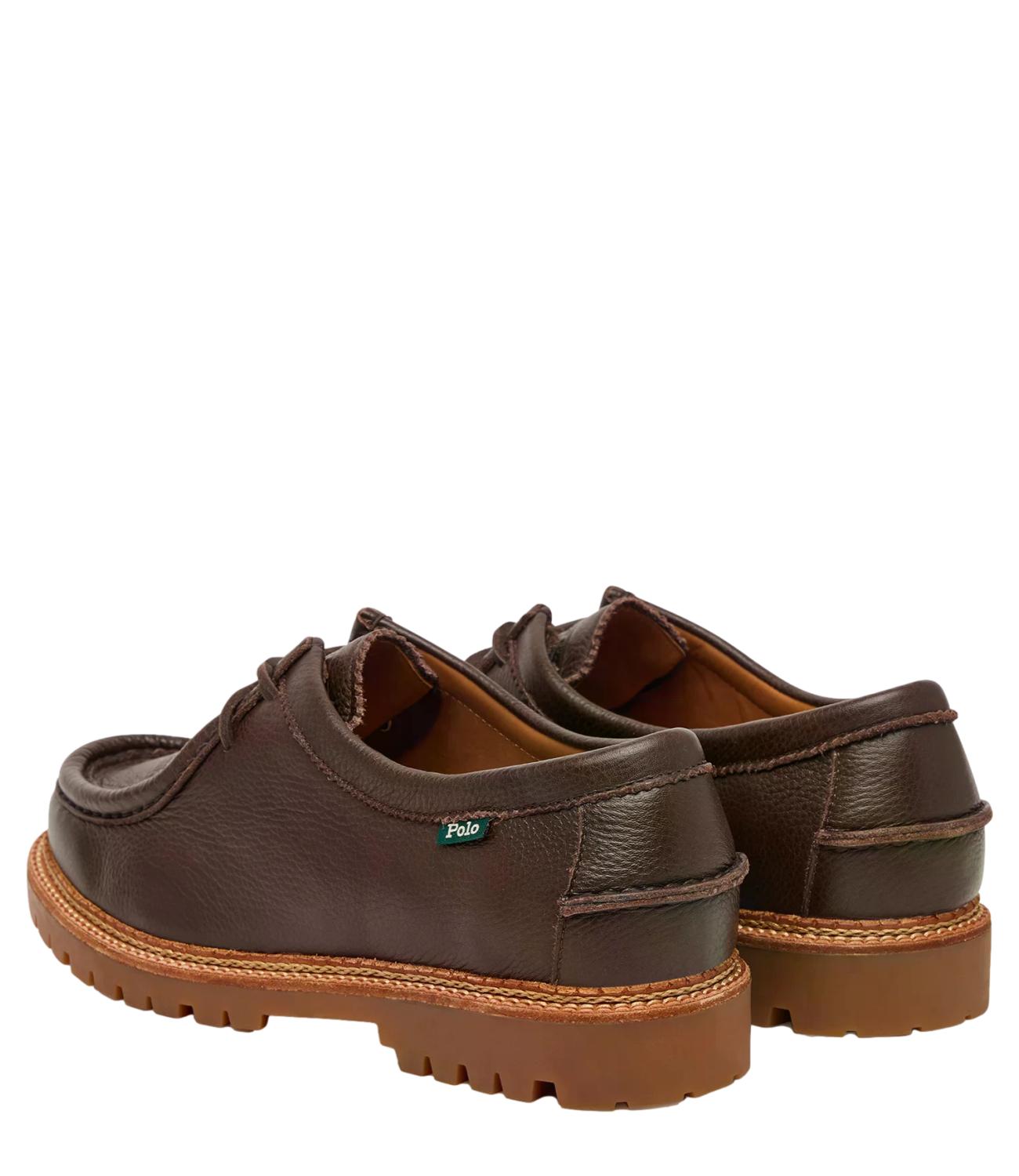 Ralph Lauren Mocassino Jett Apron Dark Brown Uomo