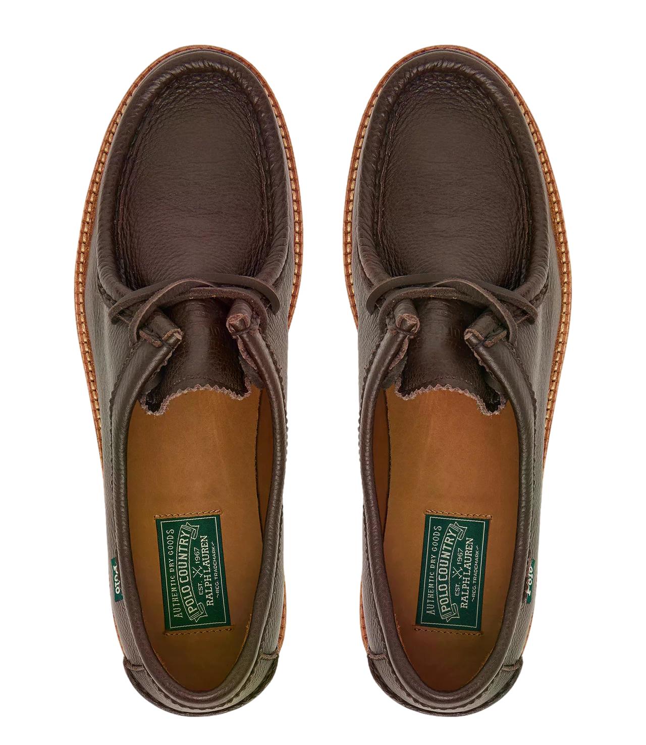 Ralph Lauren Mocassino Jett Apron Dark Brown Uomo