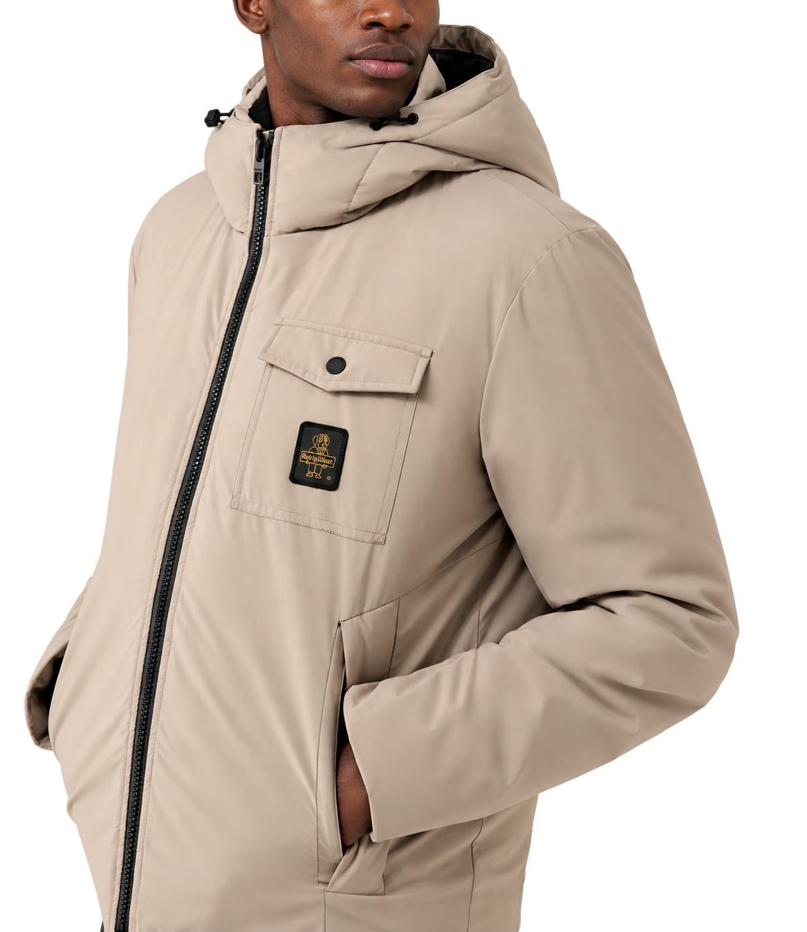 Refrigiwear giacca polar jacket beige plaza taupe