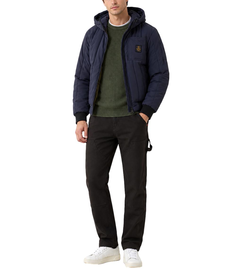 Refrigiwear blunt jacket blu scuro