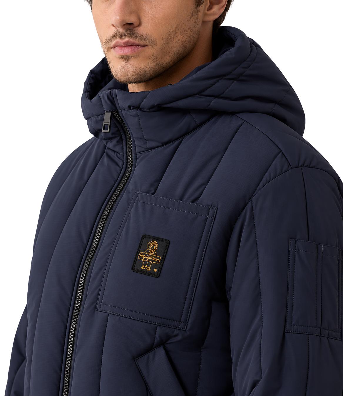 Refrigiwear blunt jacket blu scuro