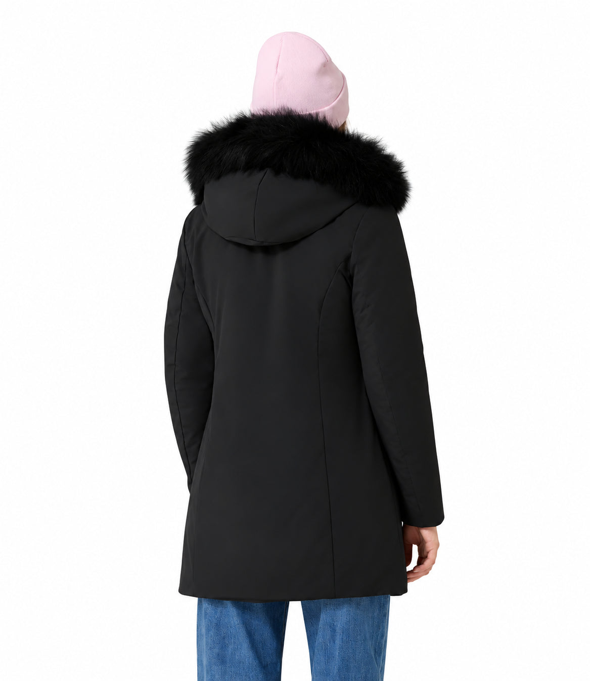 Refrigiwear parka nero Lady tech 1 fur jacket