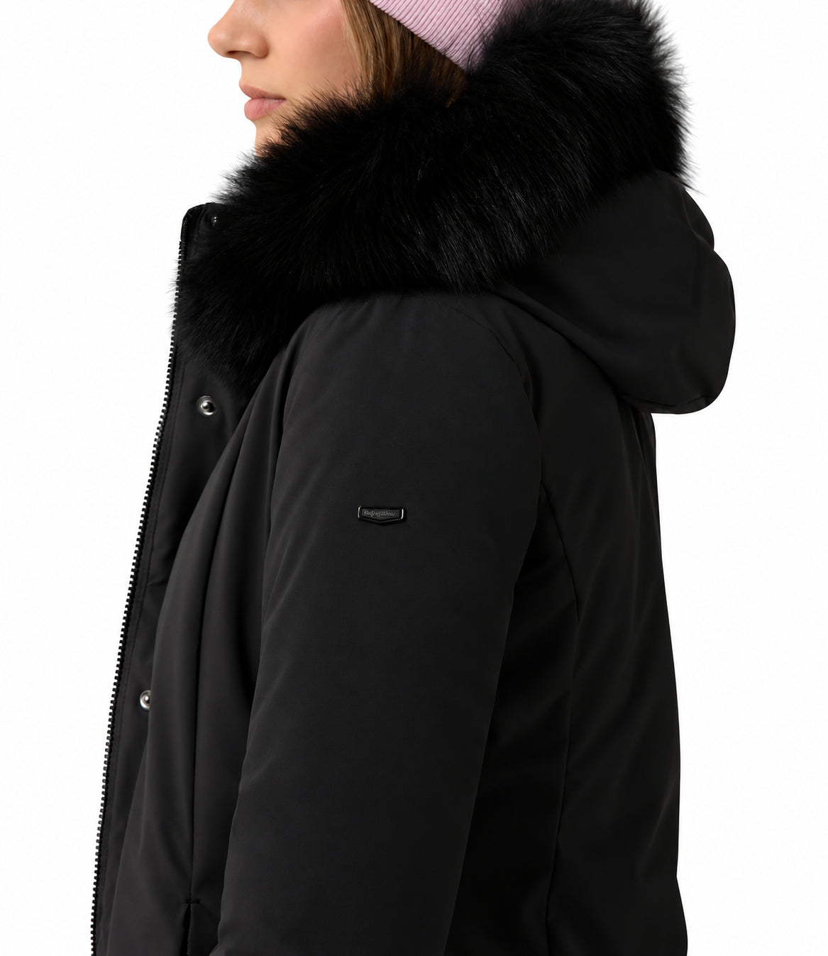 Refrigiwear parka nero Lady tech 1 fur jacket