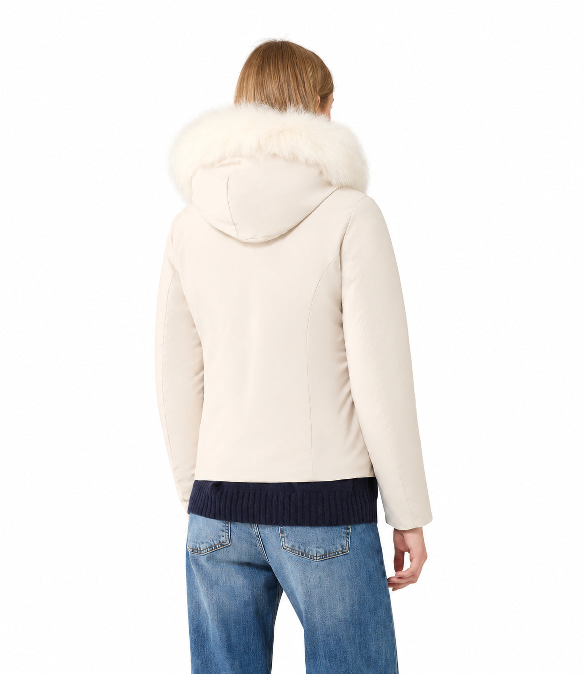 Refrigiwear giacca corta Short lady tech 1 fur jacket tofu