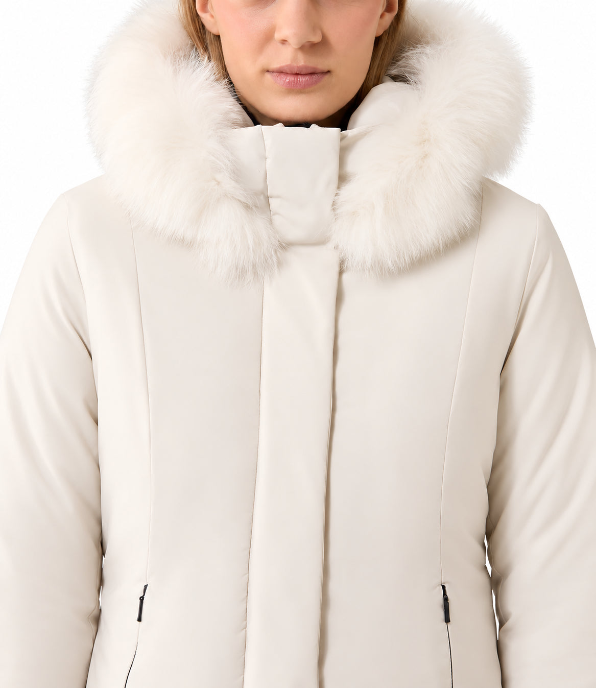 Refrigiwear giacca corta Short lady tech 1 fur jacket tofu