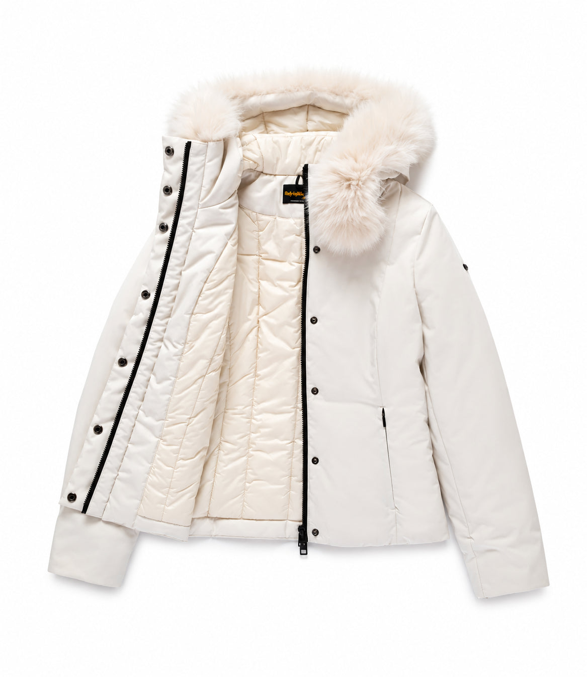 Refrigiwear giacca corta Short lady tech 1 fur jacket tofu
