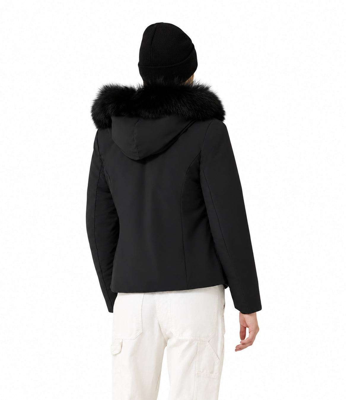 Refrigiwear giacca corta Short lady tech 1 fur jacket nera