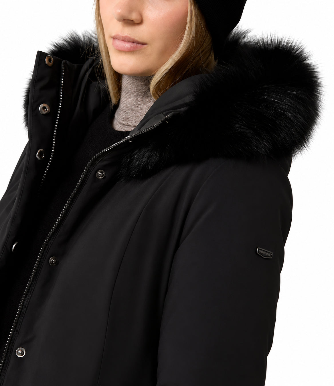 Refrigiwear giacca corta Short lady tech 1 fur jacket nera