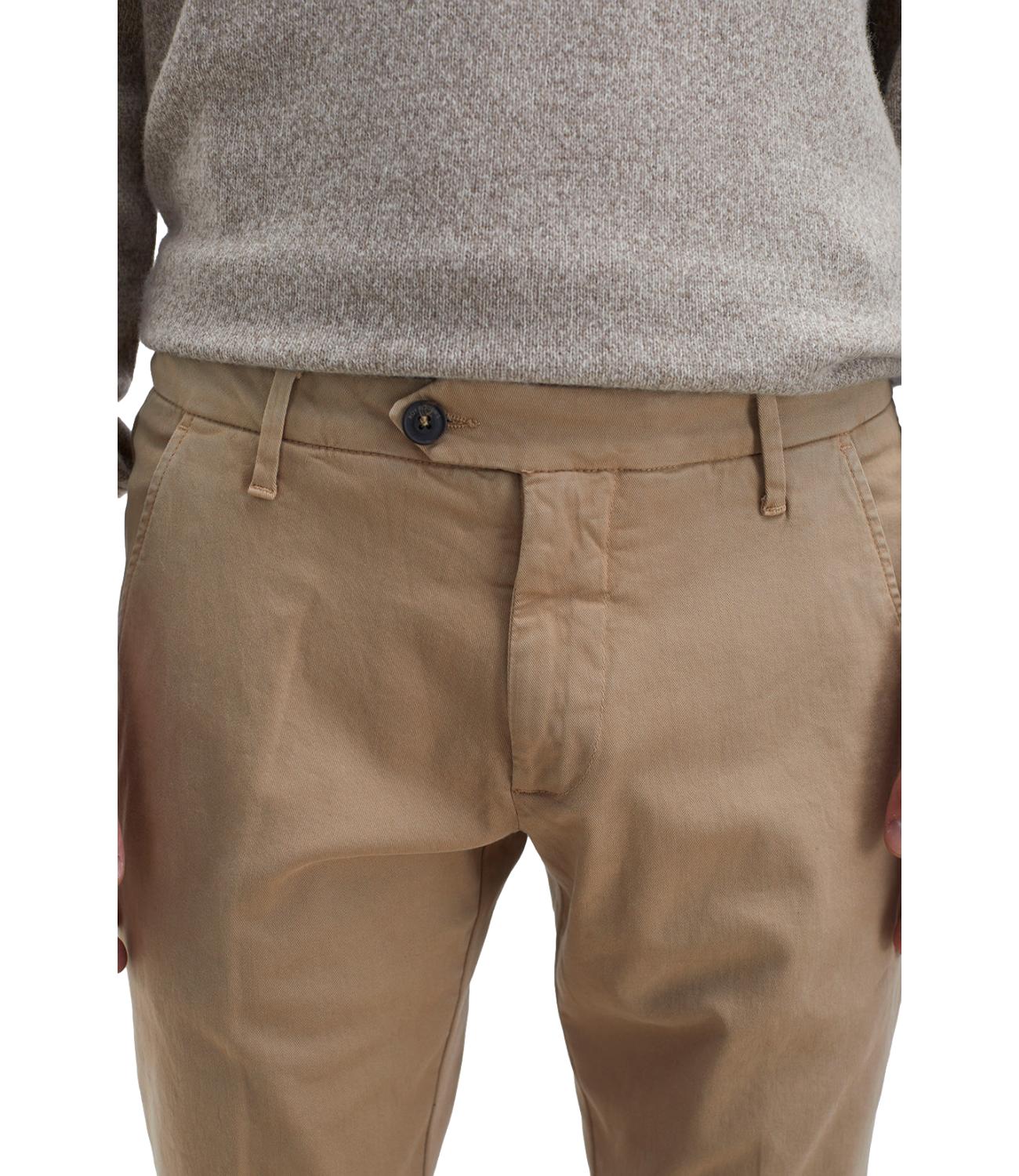 Roy Roger's pantalone chino beige read nut