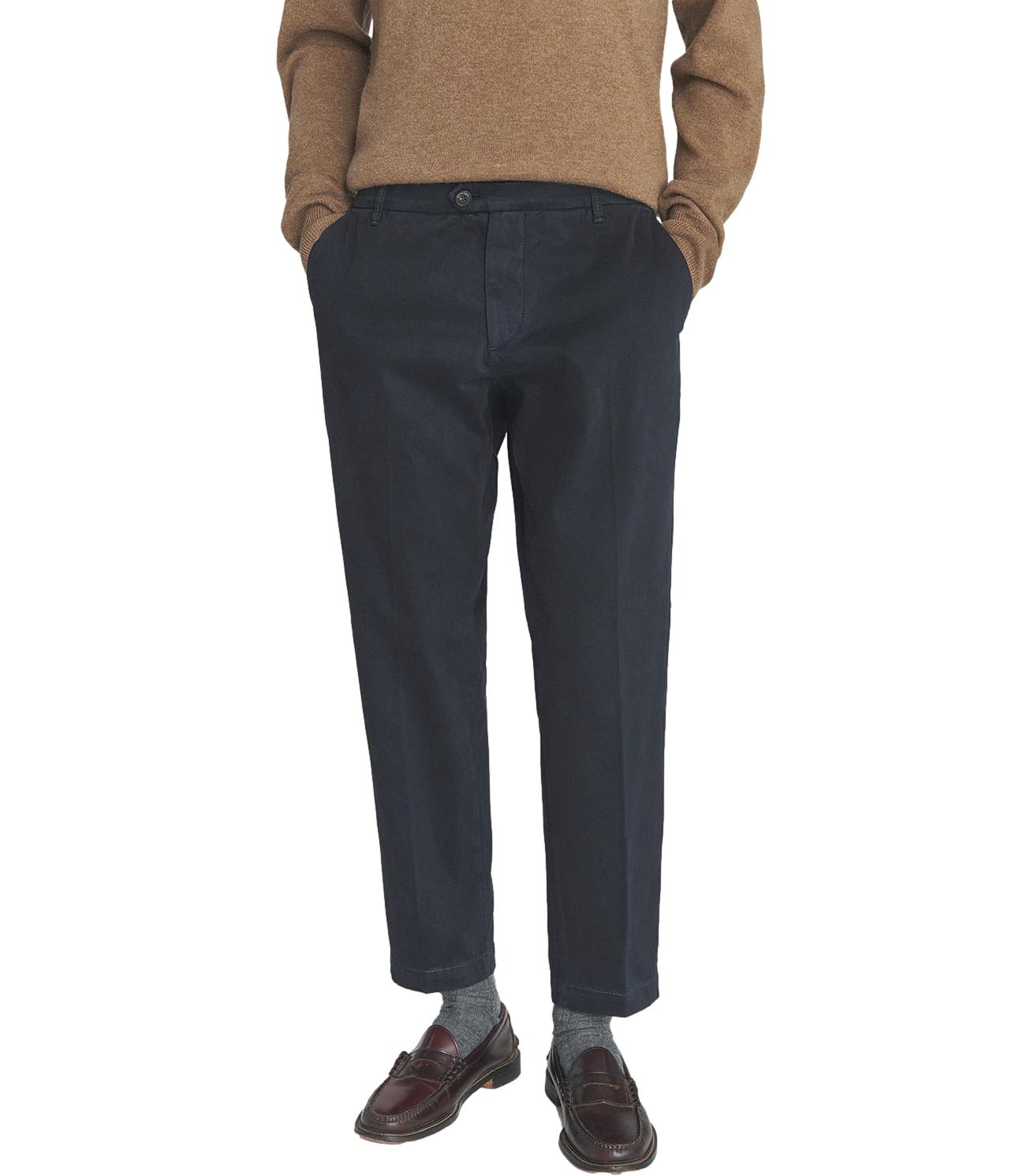 Roy Roger's chino conduit winter elastane read blue navy
