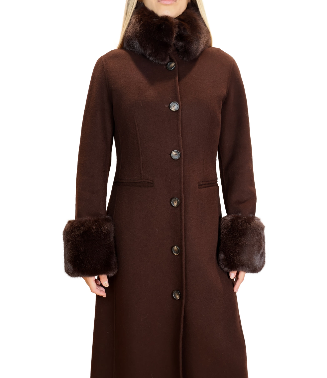 Silence Limited Cappotto ZURICH Brown Donna