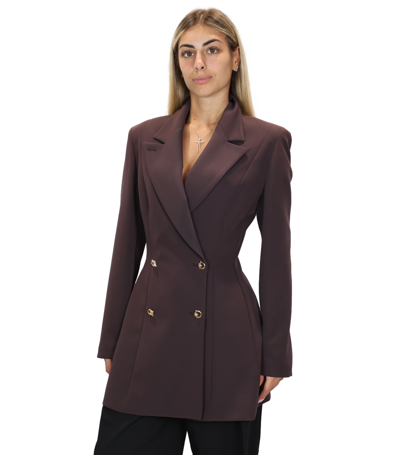 SILENCE LIMITED giacca Clichy choco wine donna