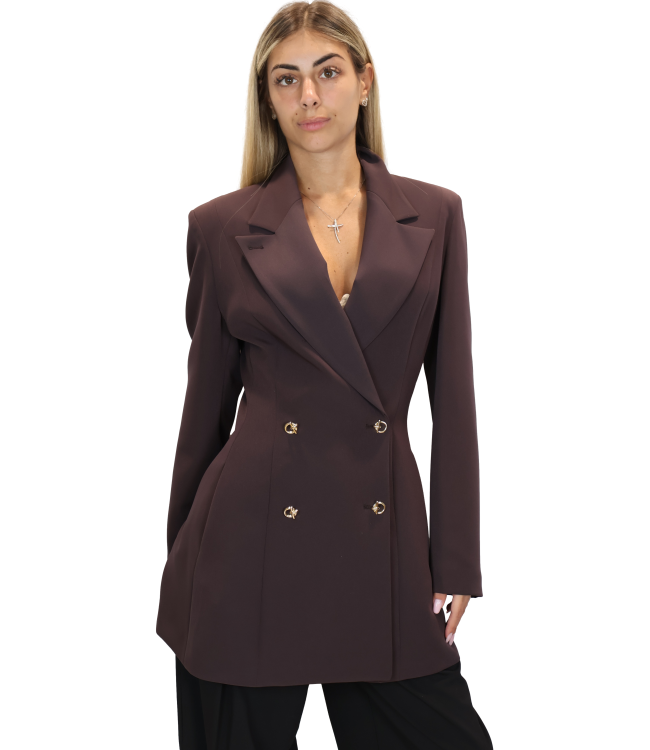 SILENCE LIMITED giacca Clichy choco wine donna