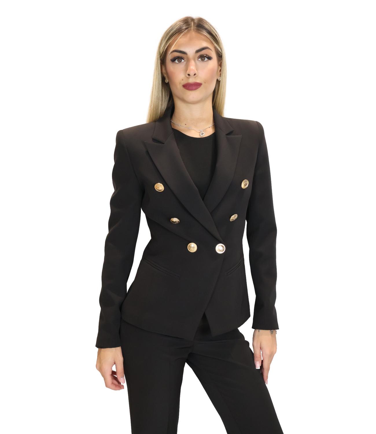 Silence Limite Giacca LIBRA AMBER Black Donna