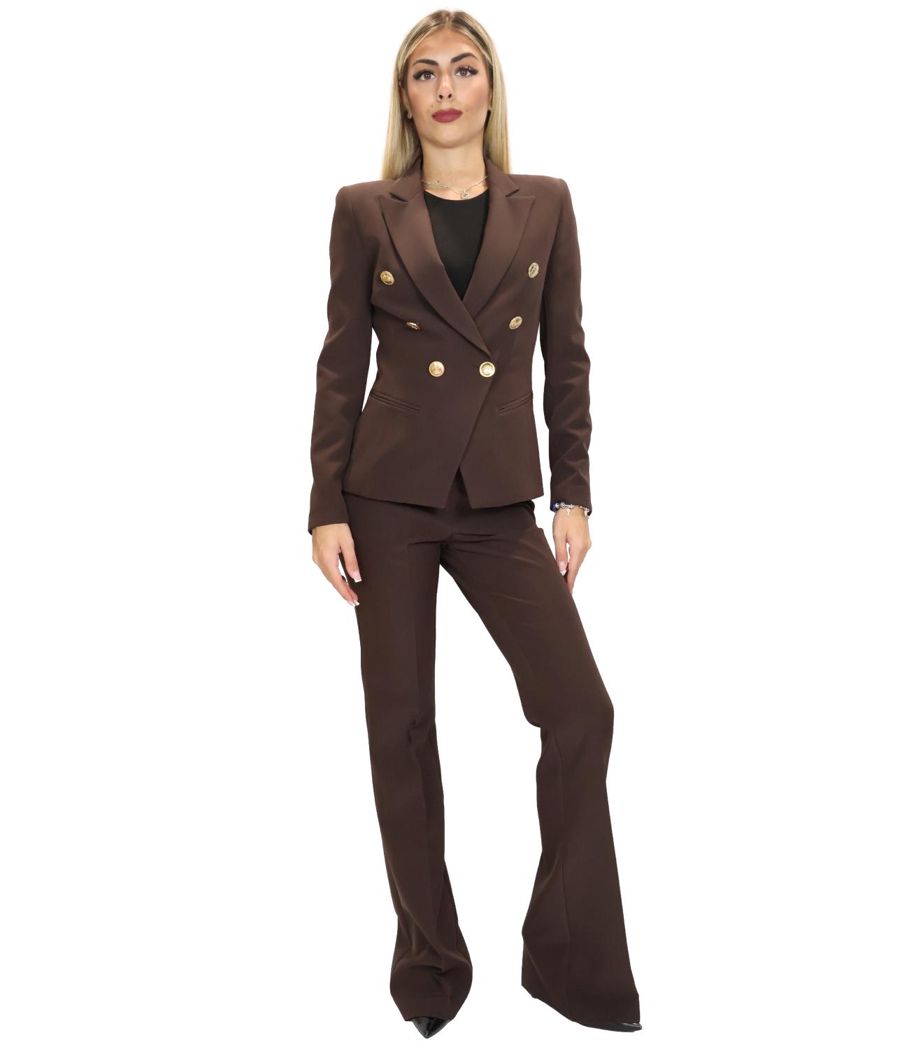 Silence Limite Giacca LIBRA AMBER Dark Brown Donna