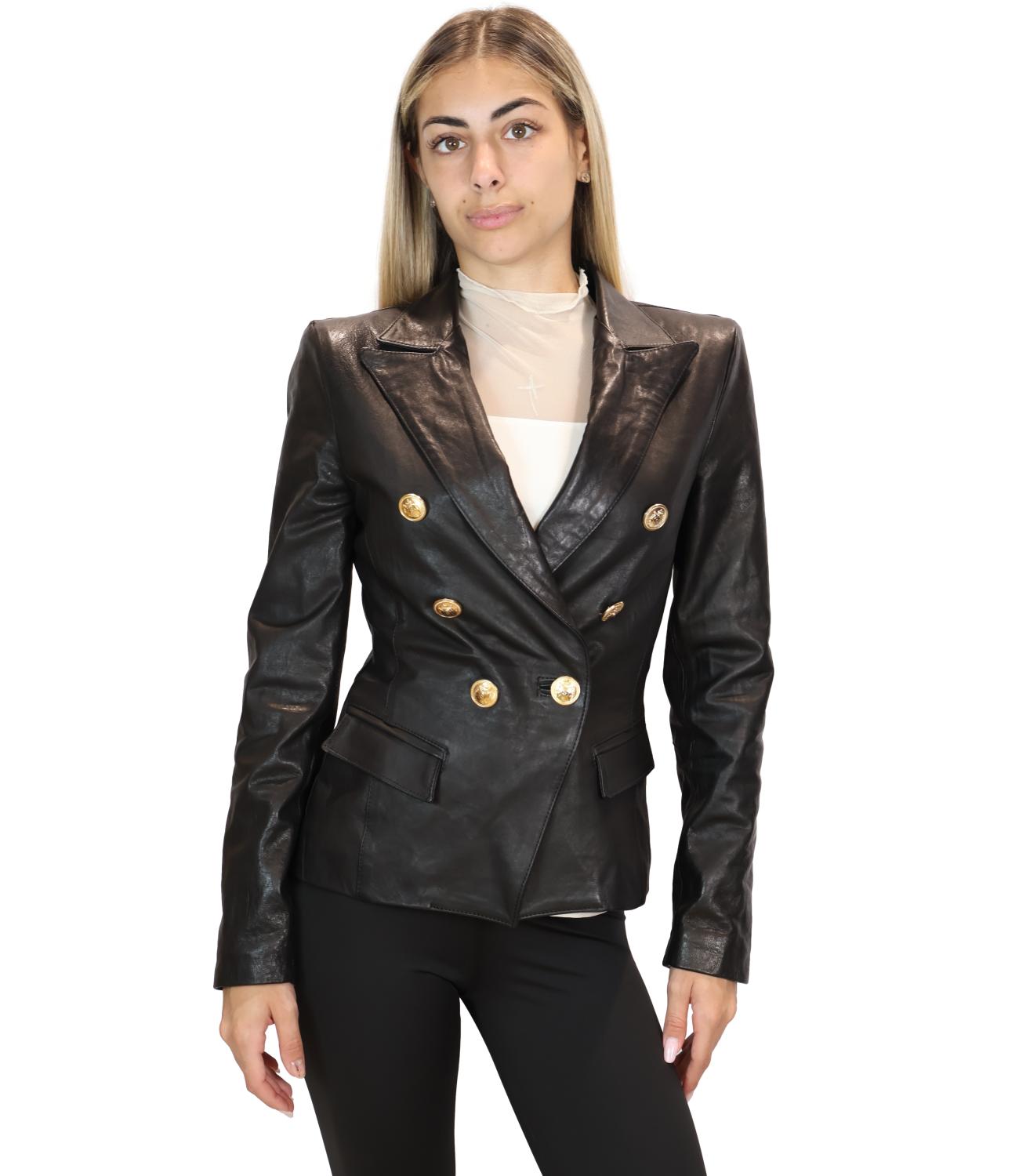 Silence Limited Giacca Pelle Var.Unica Donna