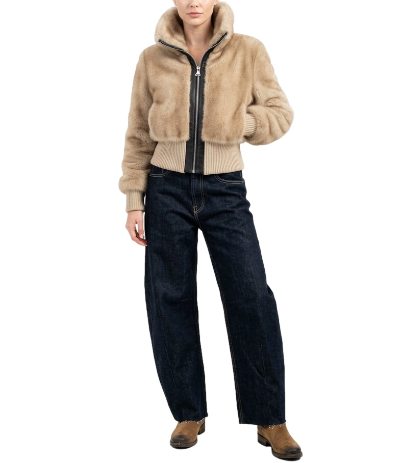Silence Limited Giacca BAGELS Beige Donna