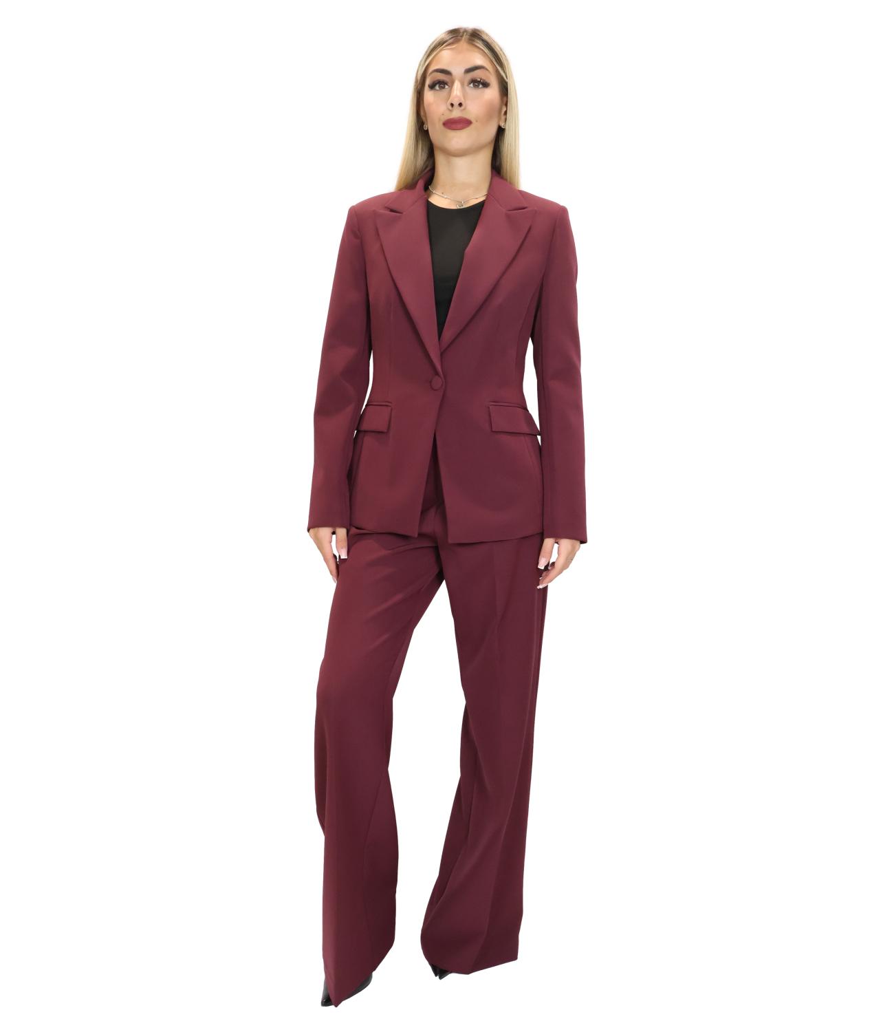 Silence Limited Pantalone DAILY LAST Bordeaux Donna