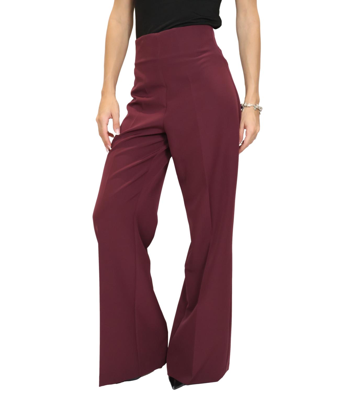 Silence Limited Pantalone DAILY LAST Bordeaux Donna