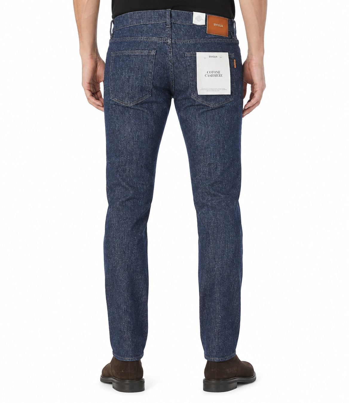 Jeans blu scuro Siviglia urbino cotton cashmere