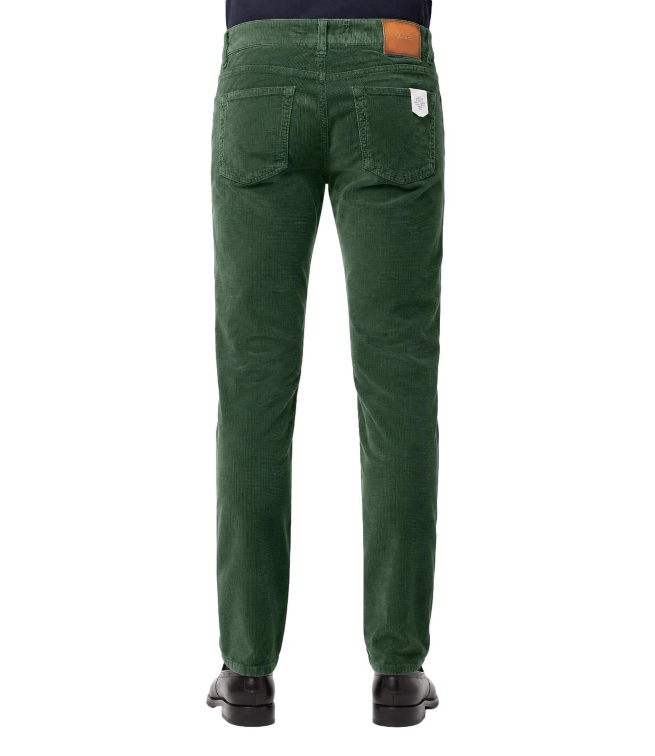 Pantalone Siviglia verde urbino 2018 in velluto