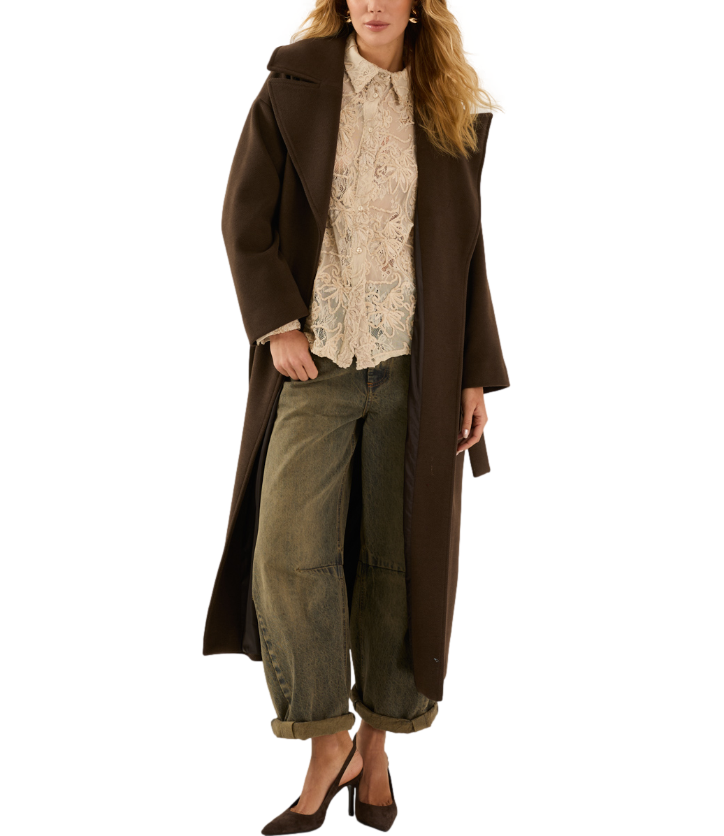 Souvenir Cappotto Cioccolato Donna