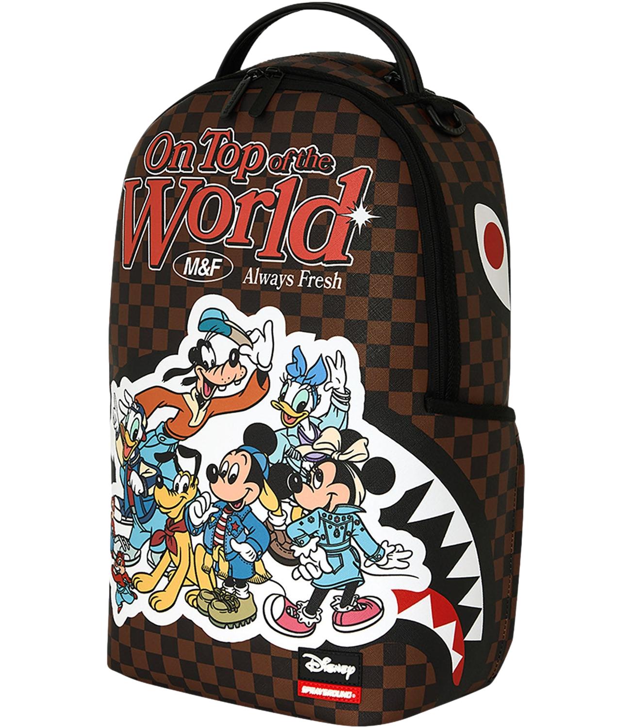 Zaino Sprayground marrone Disney mickys & friends
