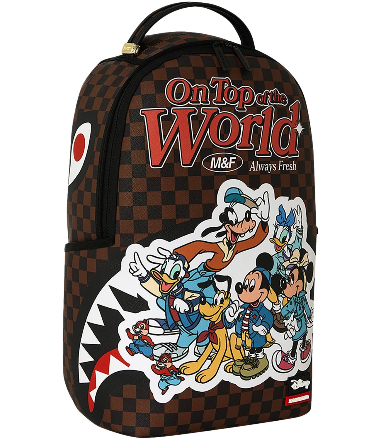 Zaino Sprayground marrone Disney mickys & friends