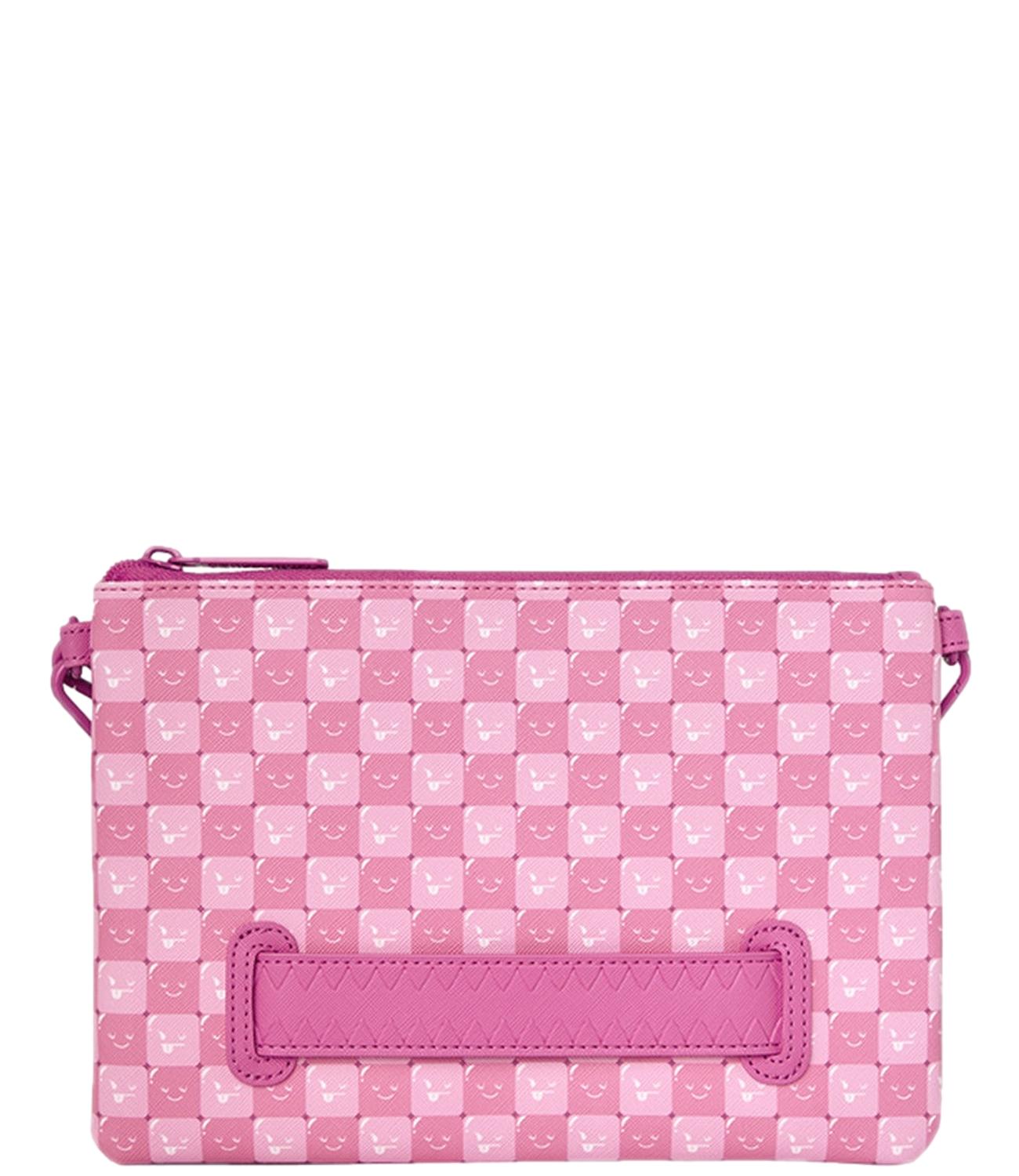 Borsa a tracolla Sprayground rosa con grafica Shark