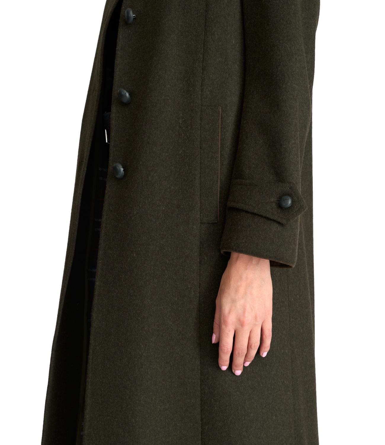 Cappotto Steinbock Zirl Wollfutter Fix donna verde