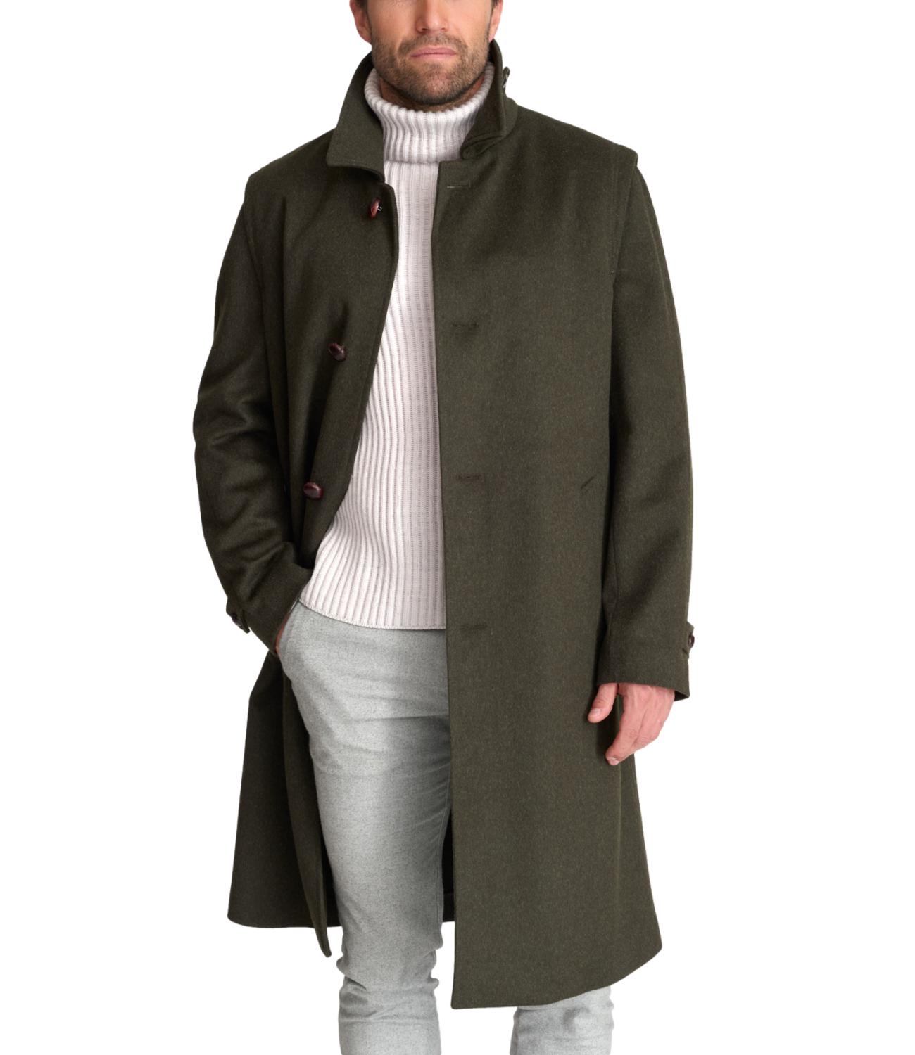 Cappotto Steinbock Loden verde uomo lana